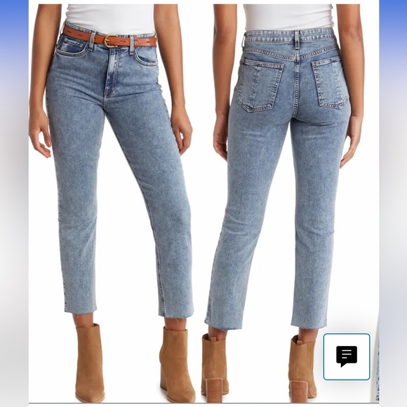 47. rag & bone Nina High-Rise Ankle Cigarette Jeans in Calypso, Size 24 - Picture 3 of 17